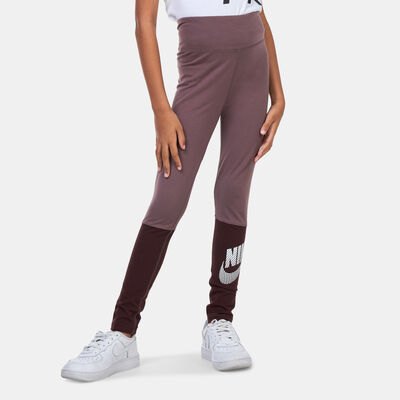 Nike Kids’ Sportswear Favourites Dance Leggings (Older Kids) Brown