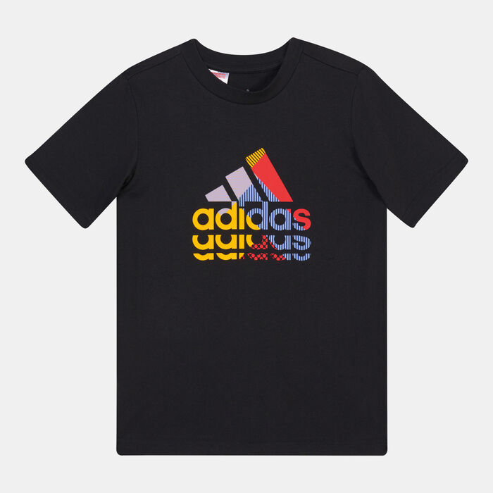 adidas Kids' Graphic T-Shirt Black adidas Kids' Graphic T-Shirt Black image number 0