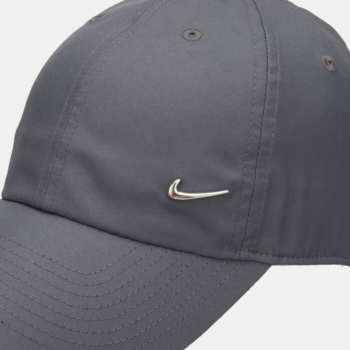 Nike Unisex Heritage86 Metal Swoosh Cap Grey image number 3