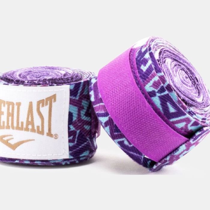 Everlast Printed Boxing Hand Wraps Purple Everlast Printed Boxing Hand Wraps Purple image number 0