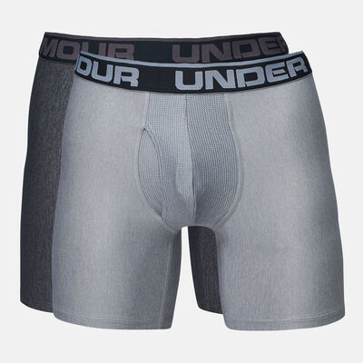 Under Armour Men's O Series 6-Inch Boxer (2 Pack) Grey Under Armour Men's O Series 6-Inch Boxer (2 Pack) Grey