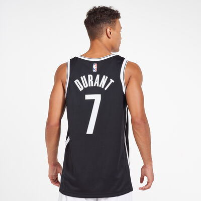Nike Men's NBA Brooklyn Nets Kevin Durant Icon Edition Swingman Jersey - 2020 Black