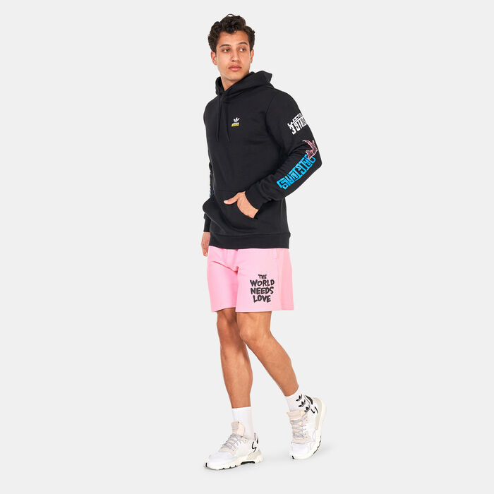 adidas Originals Men's x André Saraiva Shorts Pink adidas Originals Men's x André Saraiva Shorts Pink image number 2