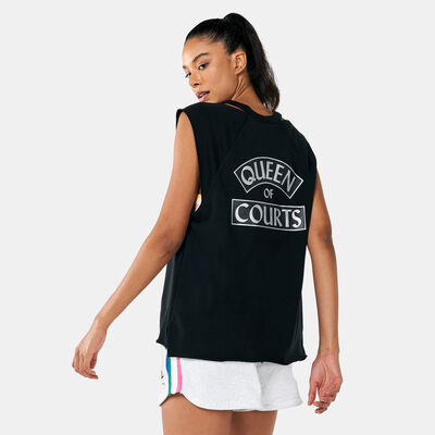 Nike Women's Queen Of Courts Basketball Tank Top Black
