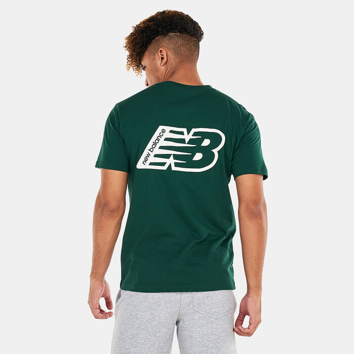 New Balance Men's Essentials T-Shirt Green New Balance Men's Essentials T-Shirt Green image number 1