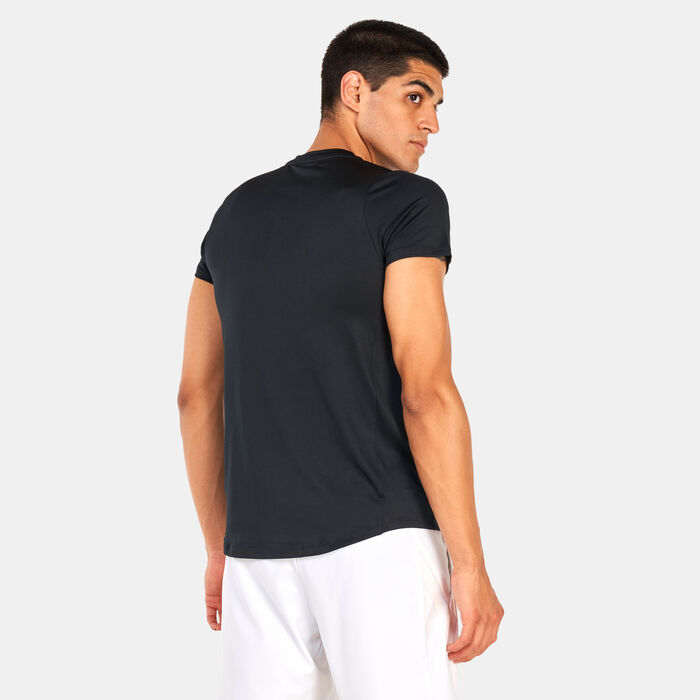 Nike Men's Court Flex Grand Slam Ultimate Polo Top Black image number 1