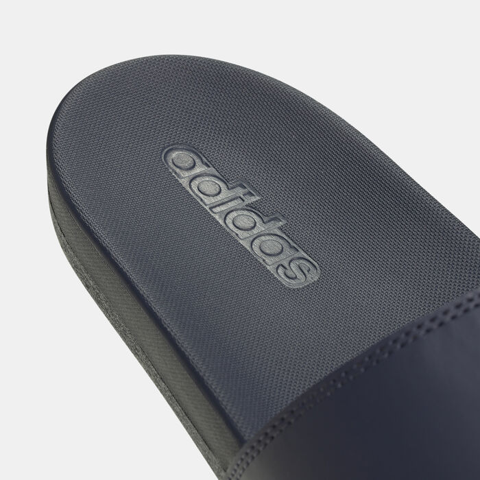 adidas Men's Adilette Comfort Slides Blue adidas Men's Adilette Comfort Slides Blue image number 4