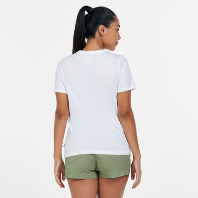 Converse Women's Festival Print Chuck Patch Logo T-Shirt White