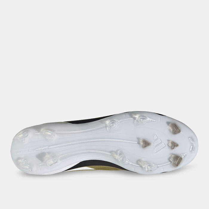 adidas Men's F50 League Messi Firm Ground/Multi-Ground Football Shoes White image number 3