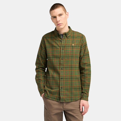 Timberland Men's Flannel Check Shirt Brown Timberland Men's Flannel Check Shirt Brown