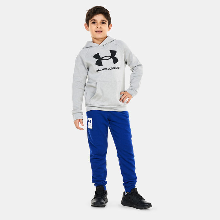 Under Armour Kids' Rival Terry Joggers Blue image number 2