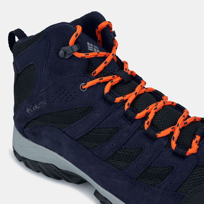 Columbia Men's Crestwood™ Mid Waterproof Hiking Boot Blue Columbia Men's Crestwood™ Mid Waterproof Hiking Boot Blue image number 4