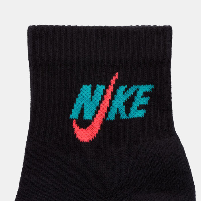Nike Everyday Plus Cushioned Training Ankle Socks (3 Pack) Black image number 2