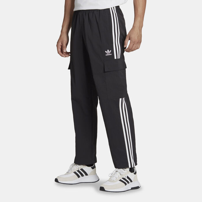 adidas Originals Men's Adicolor Classics 3-Stripes Cargo Pants Black adidas Originals Men's Adicolor Classics 3-Stripes Cargo Pants Black image number 0