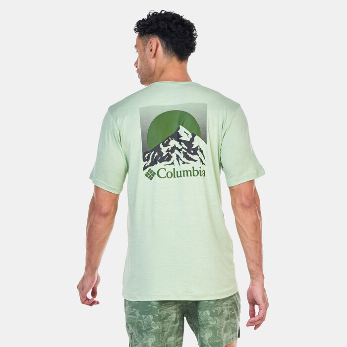 Columbia Men's Kwick Hike Graphic T-Shirt Green Columbia Men's Kwick Hike Graphic T-Shirt Green image number 1