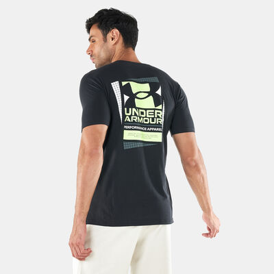 Under Armour Men's UA Multicolor Box Logo T-Shirt Black