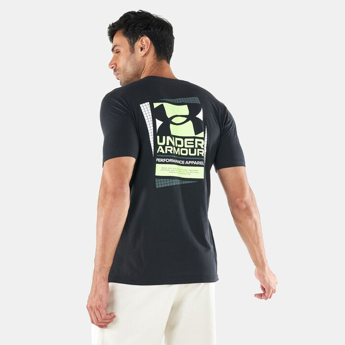 Under Armour Men's UA Multicolor Box Logo T-Shirt Black image number 1