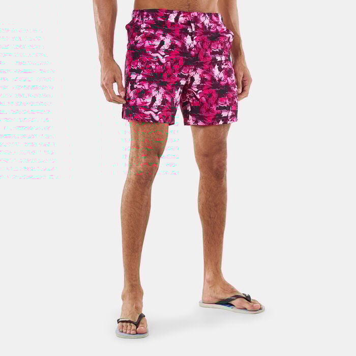 Speedo Men's Vintage Paradise 16" Swimming Water Shorts Black Speedo Men's Vintage Paradise 16" Swimming Water Shorts Black image number 1