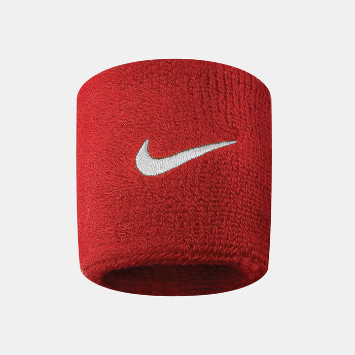 Nike Men's Swoosh Wristbands Red Nike Men's Swoosh Wristbands Red image number 0