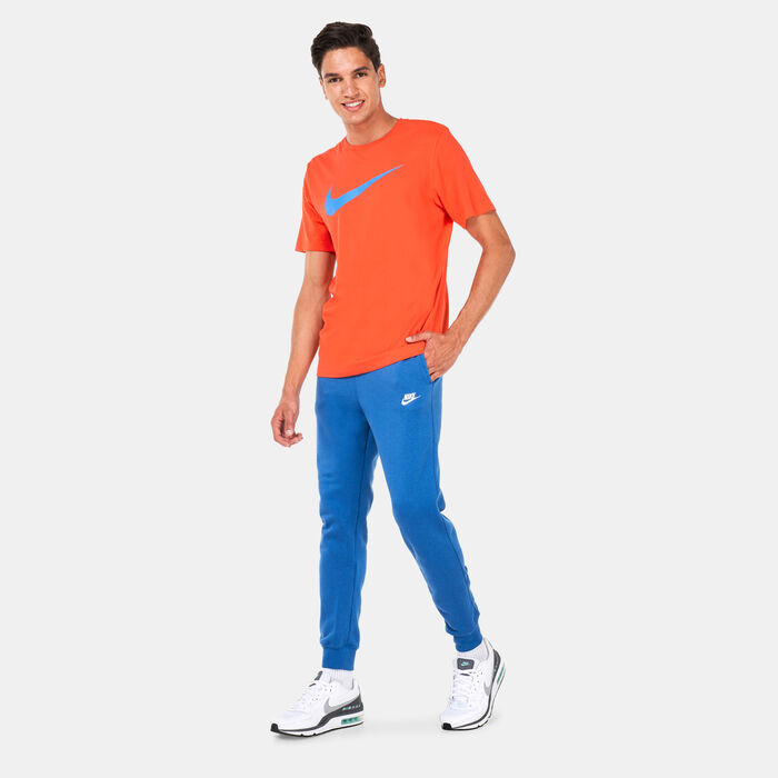 Nike Men's Sportswear Club Fleece Joggers Blue Nike Men's Sportswear Club Fleece Joggers Blue image number 2