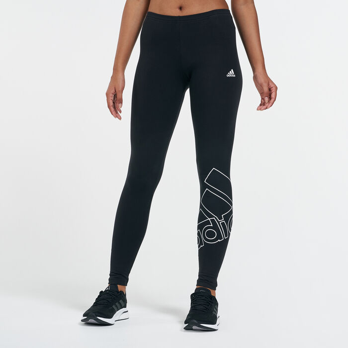adidas Women's Essentials Logo Leggings Black adidas Women's Essentials Logo Leggings Black image number 0
