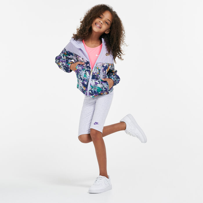 Nike Kids' Allover Print Energy Windrunner Jacket Purple Nike Kids' Allover Print Energy Windrunner Jacket Purple image number 2