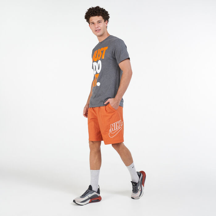 Nike Men's Sportswear Alumni Shorts Orange image number 2