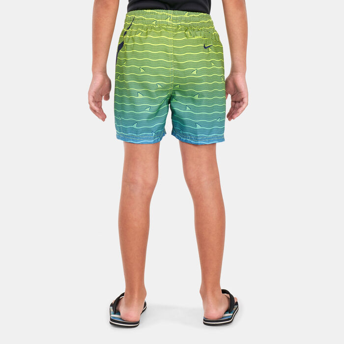 Nike Swim Kids' 4-inch Volley Shorts Blue Nike Swim Kids' 4-inch Volley Shorts Blue image number 1
