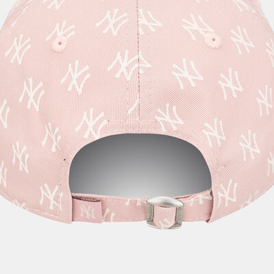 New Era Women's MLB New York Yankees Monogram 9FORTY Cap Pink New Era Women's MLB New York Yankees Monogram 9FORTY Cap Pink