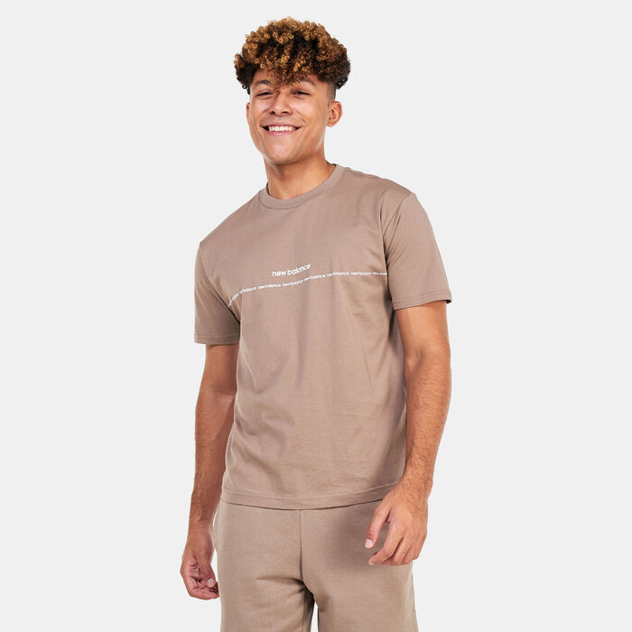 New Balance Men's NB Essentials Graphic T-Shirt Brown New Balance Men's NB Essentials Graphic T-Shirt Brown image number 0