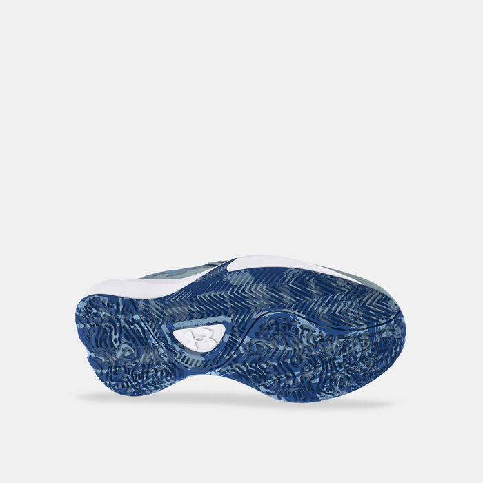 Under Armour Kids' Lockdown 7 Basketball Shoes Blue image number 3