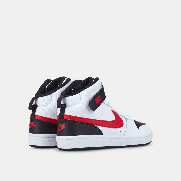 Nike Kids' Court Borough Mid 2 Shoe (Younger Kids) White Nike Kids' Court Borough Mid 2 Shoe (Younger Kids) White image number 2