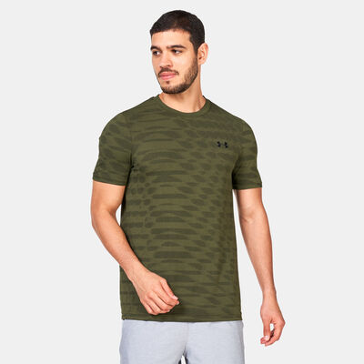 Under Armour Men's UA Seamless Novelty Training T-Shirt Green