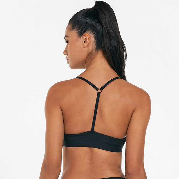 adidas Women's All Me Light Support Training Sports Bra Black image number 1