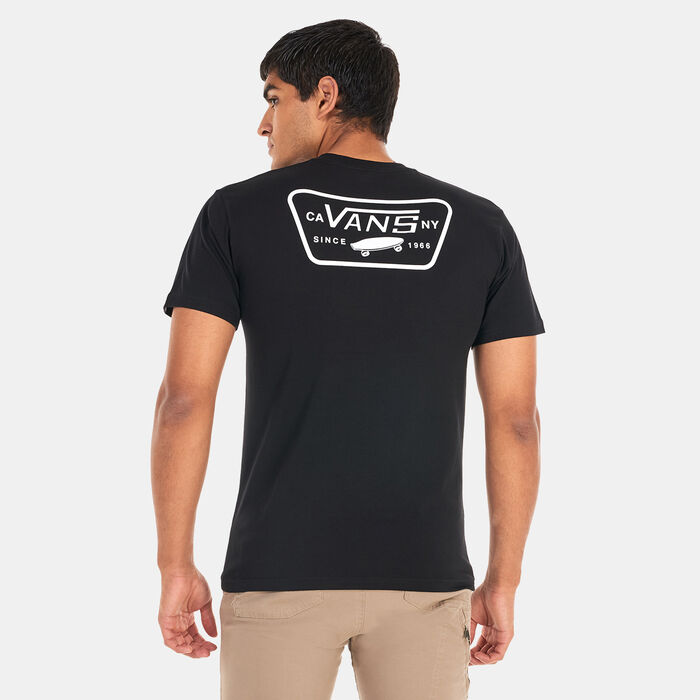 Vans Men's Full Patch Back T-Shirt Black Vans Men's Full Patch Back T-Shirt Black image number 1