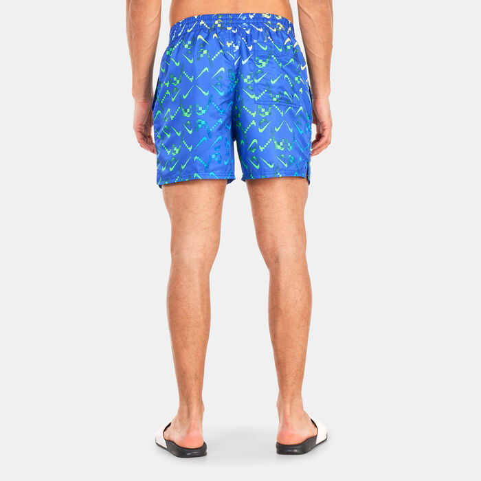 Nike Swim Men's 5 Volley Shorts Blue image number 1