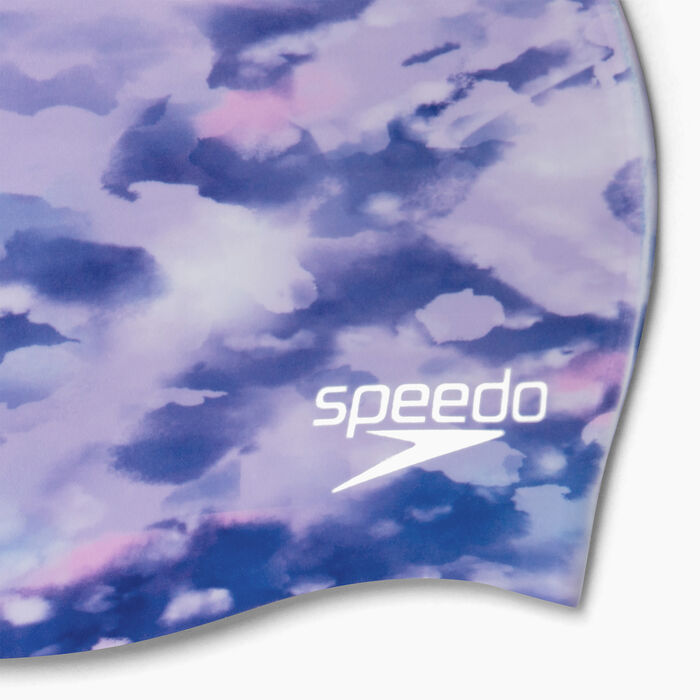 Speedo Kids' Digital Printed Swimming Cap Multi Speedo Kids' Digital Printed Swimming Cap Multi image number 2