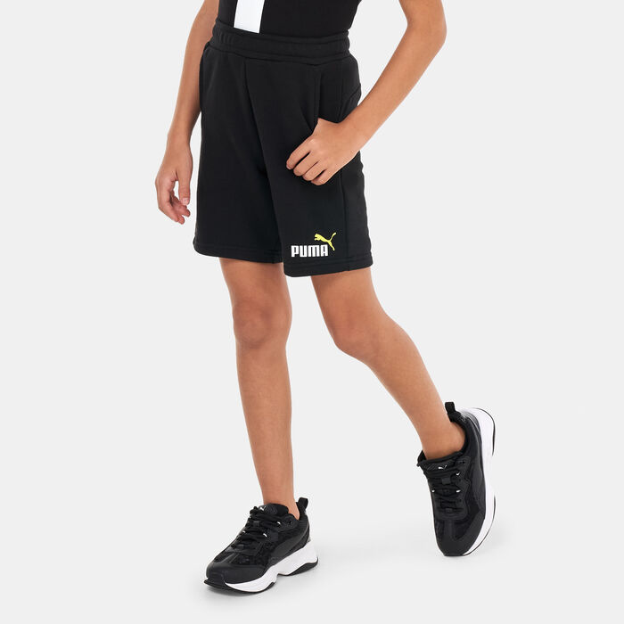 PUMA Kids' Essentials+ Shorts Black PUMA Kids' Essentials+ Shorts Black image number 0