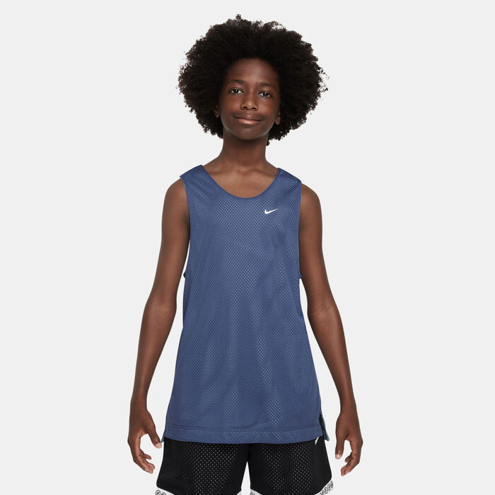Nike Kids' Dri-FIT Basketball Tank Top Blue Nike Kids' Dri-FIT Basketball Tank Top Blue image number 0
