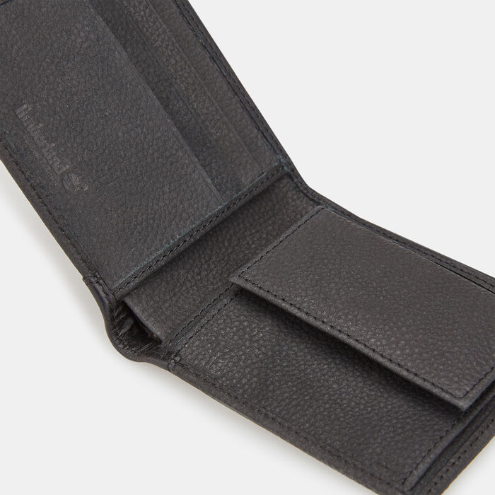 Timberland Men's Bifold Coin Pocket Wallet Grey Timberland Men's Bifold Coin Pocket Wallet Grey image number 2