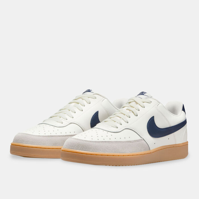 Nike Men's Court Vision Low Shoes White Nike Men's Court Vision Low Shoes White image number 2
