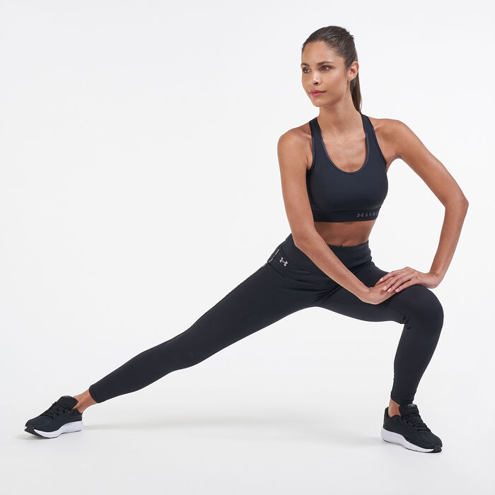 Under Armour Women's Armour® Mid Sports Bra Black Under Armour Women's Armour® Mid Sports Bra Black image number 2