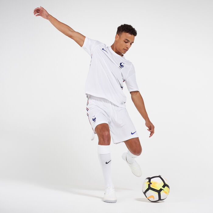 Nike Men's France 2020 Stadium Home/Away Shorts White Nike Men's France 2020 Stadium Home/Away Shorts White image number 2