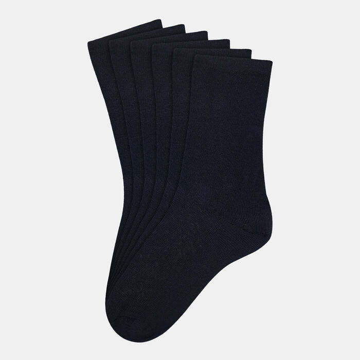 Sun and Sand Sports Kids' Crew Socks Black Sun and Sand Sports Kids' Crew Socks Black image number 1
