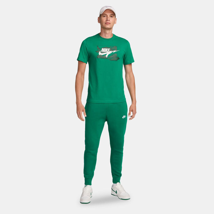 Nike Men's Sportswear Club T-Shirt Green Nike Men's Sportswear Club T-Shirt Green image number 2