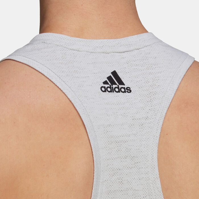 adidas Men's Yoga Training Tank Top White image number 3