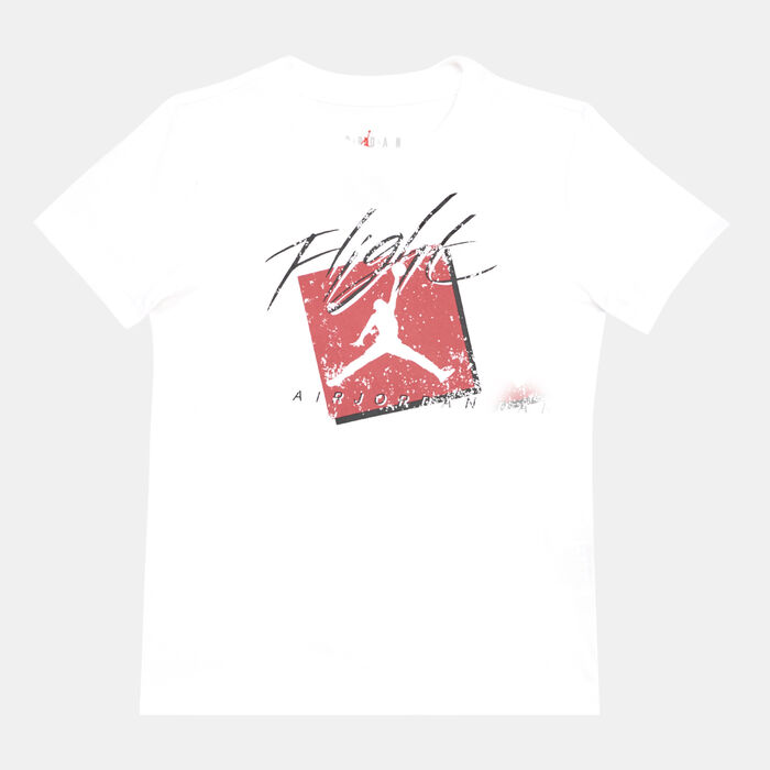 Nike Kids' Faded Flight T-Shirt White Nike Kids' Faded Flight T-Shirt White image number 0