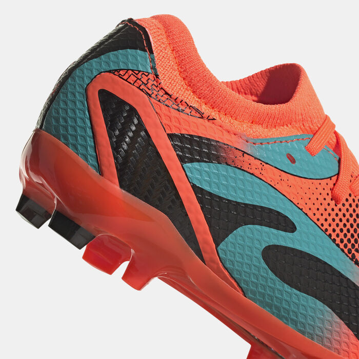 adidas Kids' X Speedportal Messi.3 Firm Ground Football Shoes (Younger and Older Kids) Orange adidas Kids' X Speedportal Messi.3 Firm Ground Football Shoes (Younger and Older Kids) Orange image number 4