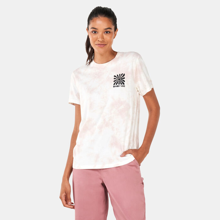 Vans Women's Divine Energy Boyfriend T-Shirt White image number 1