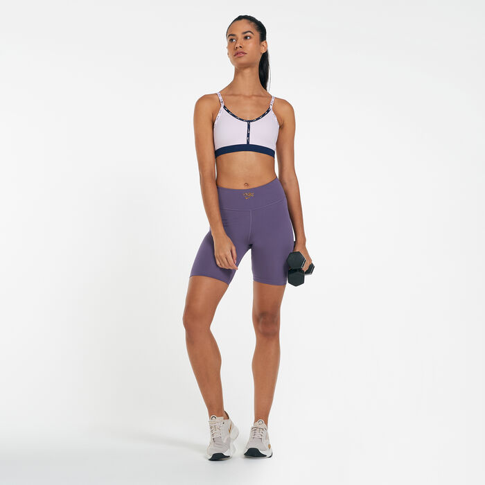 Nike Women's One Femme 7-Inch Training Shorts Purple image number 2